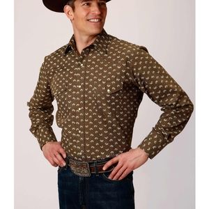 Men's pearl snap western shirt